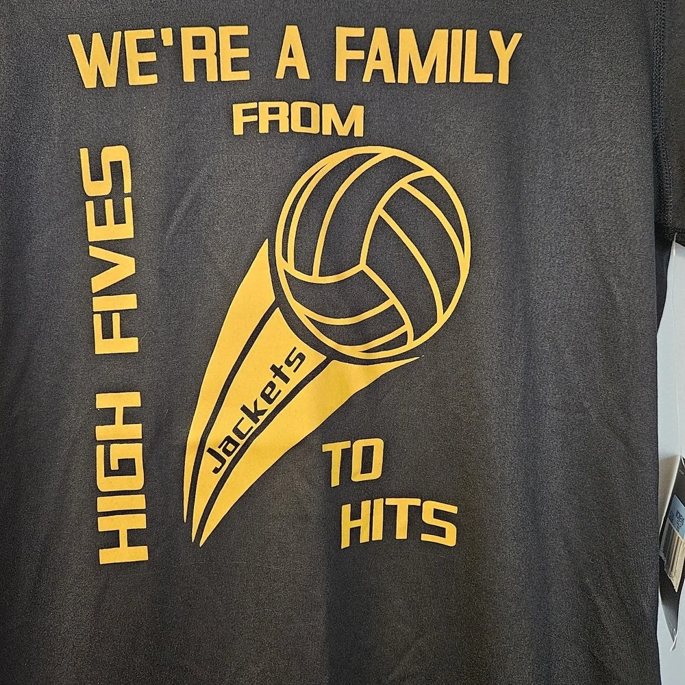 Nike Top‎ Size Medium Black And Gold T-Shirt
